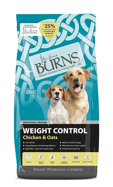 Burns Weight Control + Adult Dog Food Chicken and Oats
