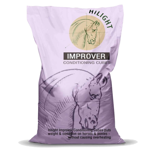 Hilight Improver Conditioning Cubes Bag Shot - hi protein, non-heating horse and pony conditioning cubes