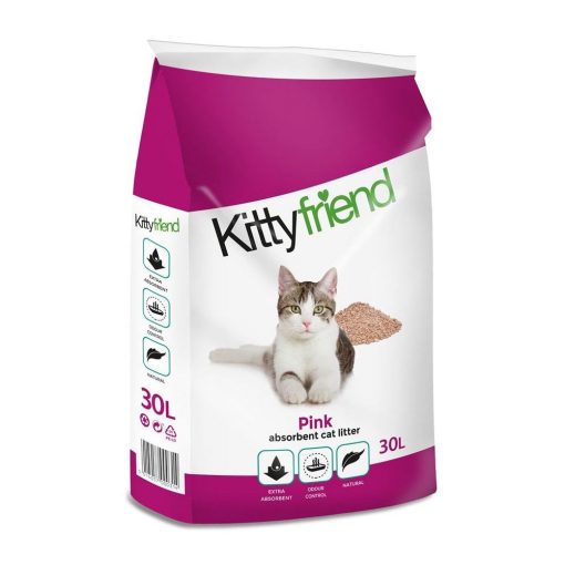 Kitty Friend Pink Non-Clumping Cat Litter Product Shot