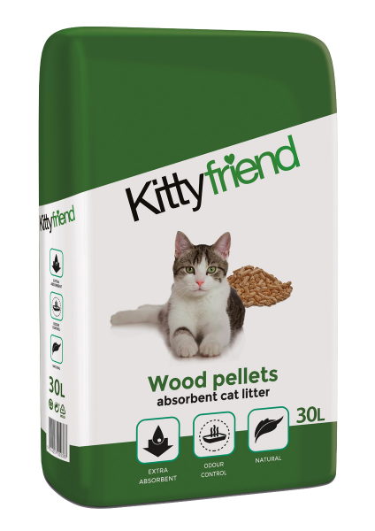 Kitty Friend Wood Pellet Cat Litter Product Image