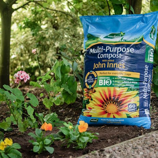 Westland Multi Purpose Compost With John Innes 60 Litre used on a flower bed