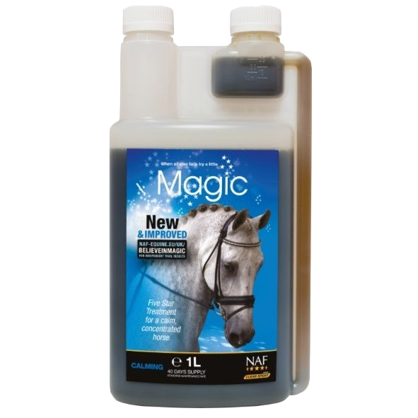NAF Liquid Magic horse calmer, relaxer and soother product shot