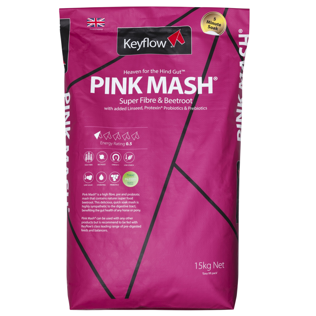 Keyflow Pink Mash Horse and Pony feed Hawthorn