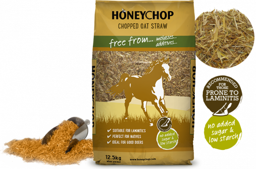 Honeychop Chopped Oat Straw Marketing combination image