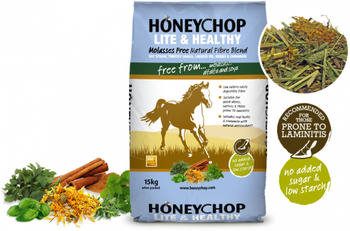 Honeychop Lite & Healthy Combined Image